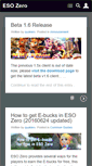 Mobile Screenshot of esozero.com